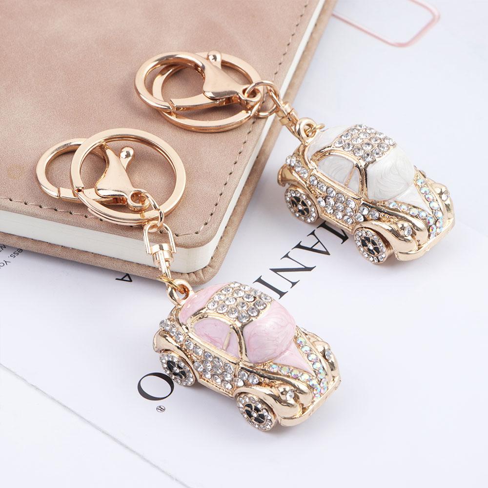 LANFY Móc Khóa Dây Thừng Kim Loại Chất Lượng Cao Hình Bọ Cánh Cứng Trang Trí Túi Xách / Xe Hơi