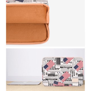 Túi chống sốc cho Macbook vải canvas.