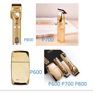 Tông đơ cắt tóc POP BARBER P800 P700 P600 Bảo Hành 6 Tháng Màu Vàng