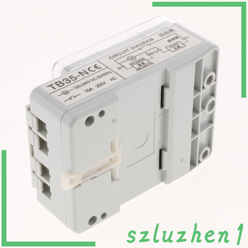 [Hi-tech] DIN RAIL logue Day 24H Timer Switch Industrial Daily Time Switch 110-240V