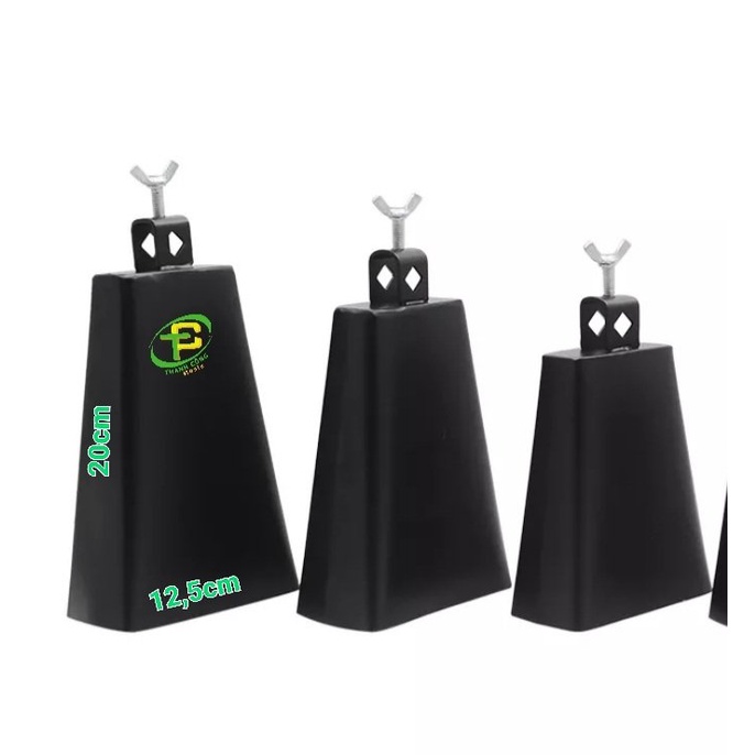 Chuông mỏ Đài Loan chơi trống jazz,chuông sắt dài 20cm