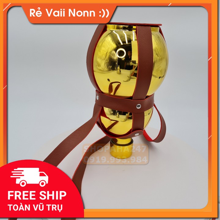 Bình Hồ Lô Inox Có túi đựng bình đi kèm shopaha247 tặng kèm chén
