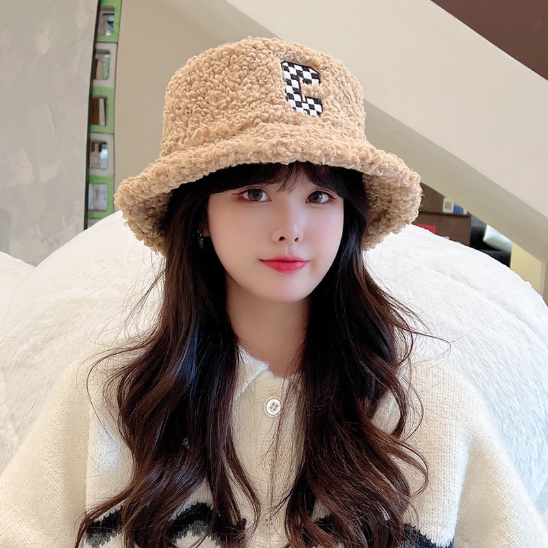 Mũ Bucket Thêu Chữ C Phong Cách Hàn Quốc Siêu Hot