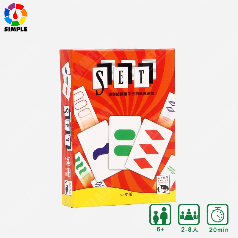 Bộ trò chơi SET: The Family Game of Visual Perception sáng tạo