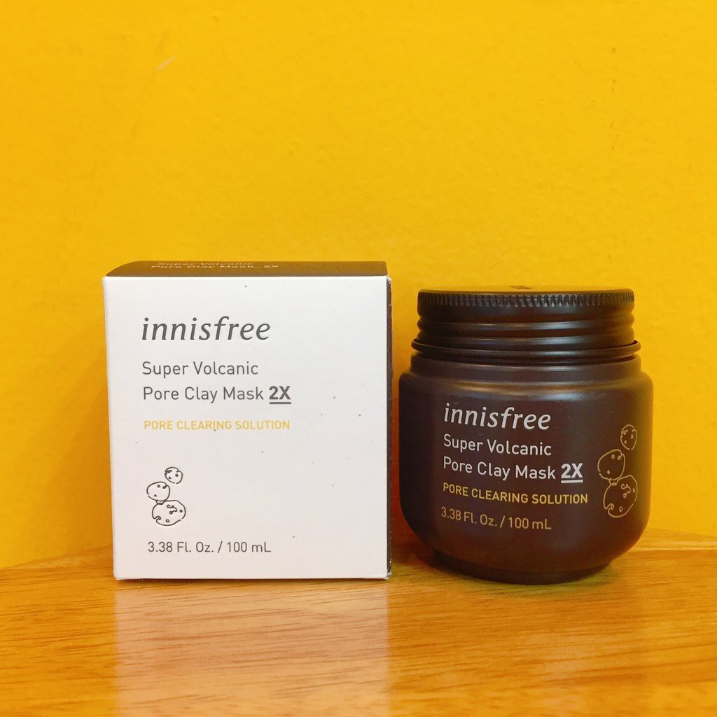 Mặt nạ đất sét Innisfree Super Volcanic Pore Clay Mask 2X 100ml