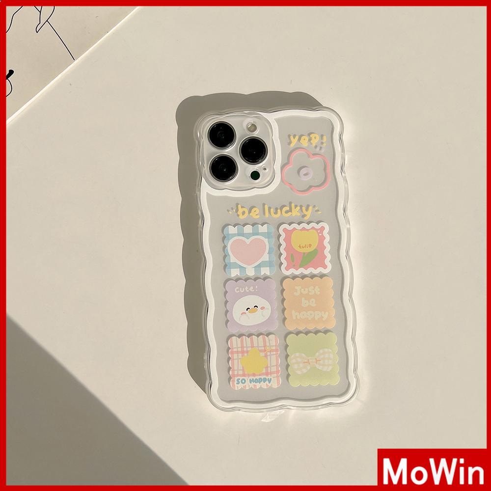Ốp điện thoại silicone mềm trong suốt họa tiết hoạt hình thích hợp cho iPhone 11 13 ProMax 12 Pro Max 7Plus xr