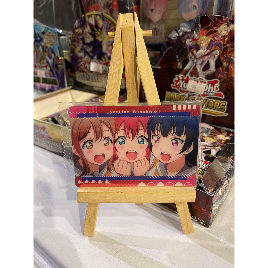Thẻ bài sưu tầm bánh xốp Idol Love Live LL 50 - Tặng bọc bài nhựa bảo quản