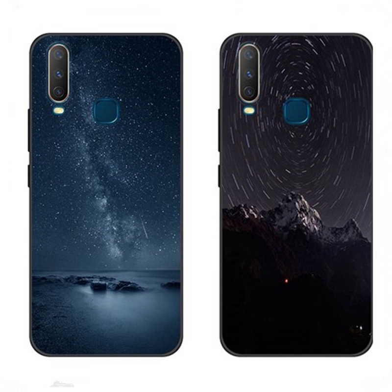 Ốp điện thoại cho Oppo A17 A17K A77S A57 2022 A16K A96 A76 A55 A95 A16 A74 4G A74 5G A54 A15S A15 A53 A93 A94 A73 A5 A9 2020 A91 A31 A92 A52 A12 A3S A12E A5S A7 A11K A71 A83 A37 A1K K3 Starry Sky Full Protection Cover
