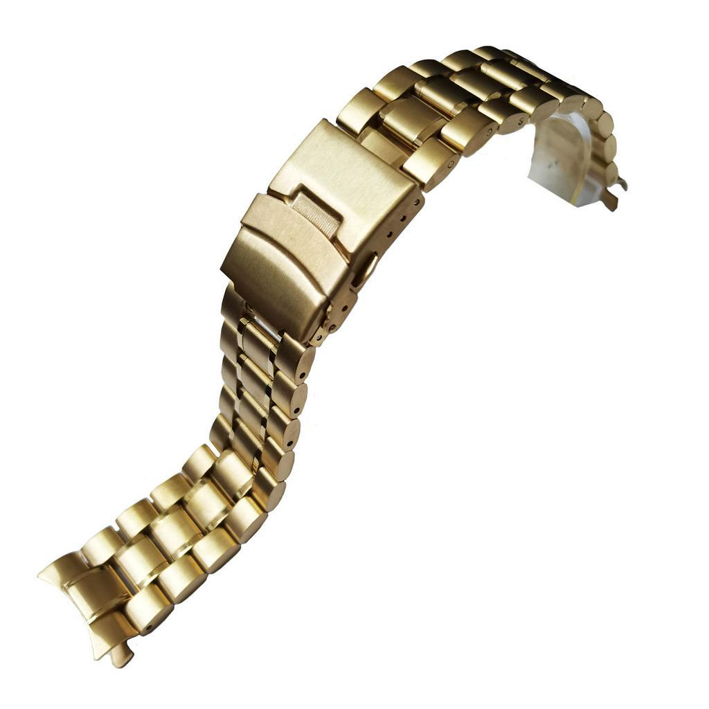 Dây Đeo Đồng Hồ Bằng Thép Không Gỉ 18mm 20mm 22mm 24mm Sang Trọng Chất Lượng Tốt