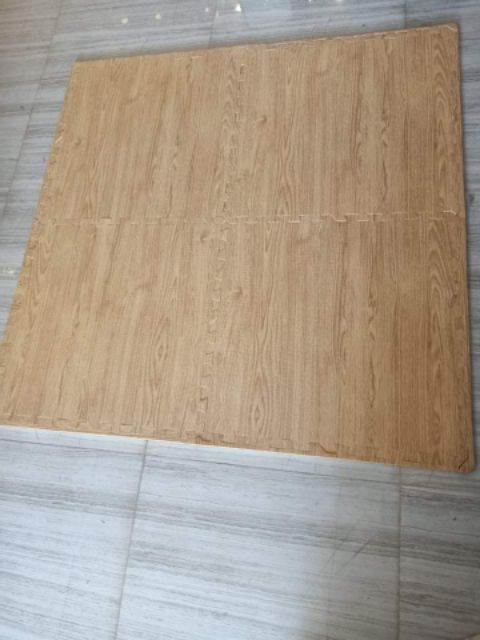 SIÊU RẺ Xốp ghép lót sàn nhà vân gỗ cao cấp, 60X60CM dày chuẩn 1cm