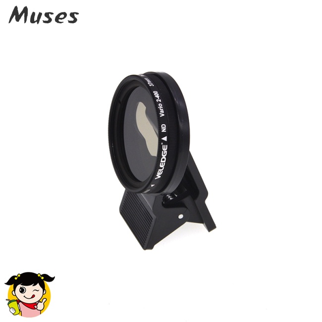 Kẹp ống kính lọc ND2 - ND400 có thể điều chỉnh mật độ 37mm cho camera điện thoại Android iOS