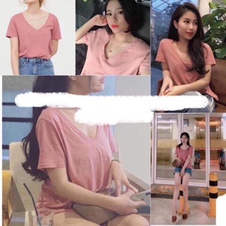 Áo phông cổ tim