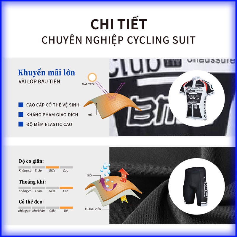 Áo ngắn tay đi xe đạp Bộ quần áo thoáng khí Đi xe đạp Đi xe đạp Quần áo xe đạp Áo khoác xe máy Quần áo thể thao