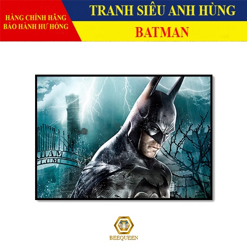 [MS76-100] Tranh Siêu Anh Hùng Bat Man - Tranh Treo Tường  Bat Man