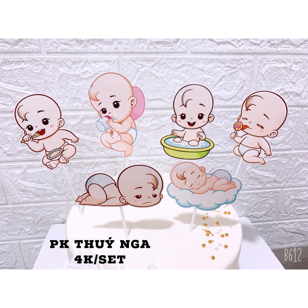 10 set cắm em bé kute