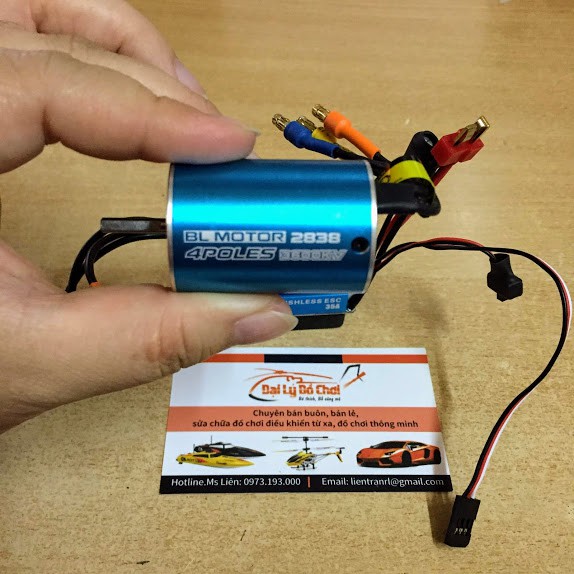Bộ điều tốc 2838 động cơ brushless 3600KV kèm ESC 35A hàng chính hãng