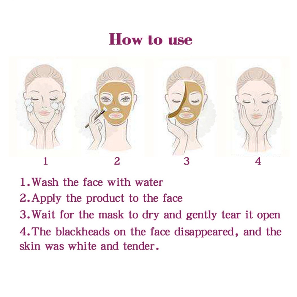 [Hàng mới về] Mặt nạ đất sét vàng giúp loại bỏ mụn đầu đen tẩy tế bào chết 40g