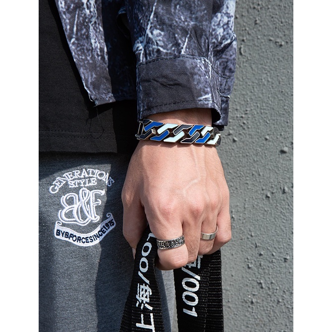 Lắc Tay Cuban Streetwear KARA Đường Phố High Fashion Loki Accessories - Vòng Tay Nam Thời Trang Ngầu Titan - KARA