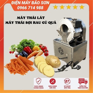 Máy Thái Sợi Rau Củ Quả Đa Năng YC-220C Máy Thái Lát Bào Sợi Siêu Nhanh 30-80kg/h Bảo Hành 12 Tháng