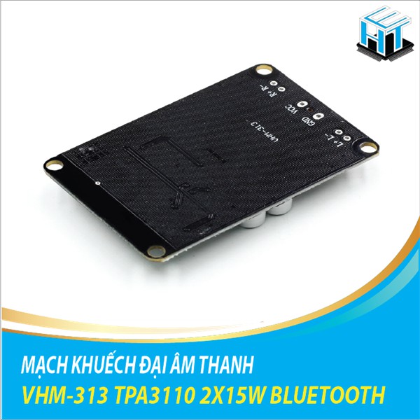 MẠCH KHUẾCH ĐẠI ÂM THANH VHM-313 TPA3110 2X15W BLUETOOTH