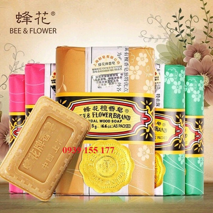 Xà Bông Trầm Con Ong Bee Flower Thái Lan - Màu Vàng