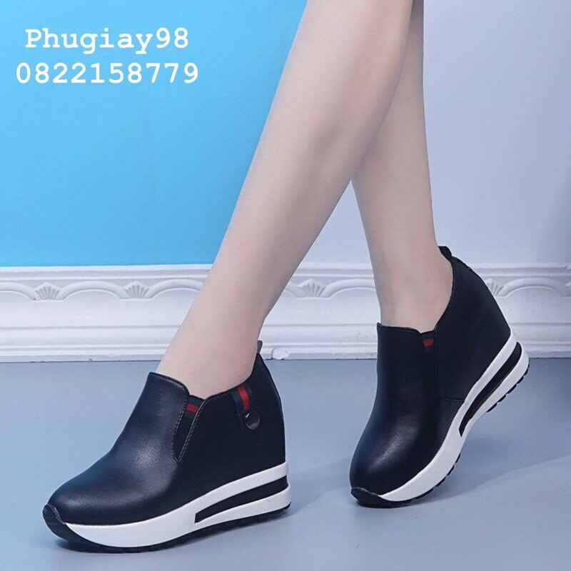 Giầy thời trang nữ đế độn nâng chiều cao 7cm nhẹ và êm hàng nhập Quảng Châu (Hàng ORDER)