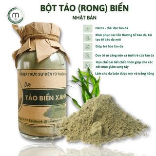 Bột tảo biển (rong biển) đắp mặt nạ MỘC - tăng đàn hồi, nâng cơ da, dưỡng da trắng hồng chai 100/200ml handmade