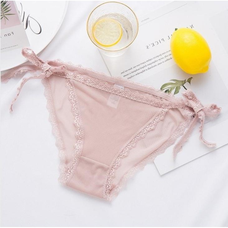 Quần Lót Ren Nữ Xuyên Thấu Dây Buộc Sườn Phong Cách Sexy Siêu Gợi Cảm QL11 - mijusa | BigBuy360 - bigbuy360.vn