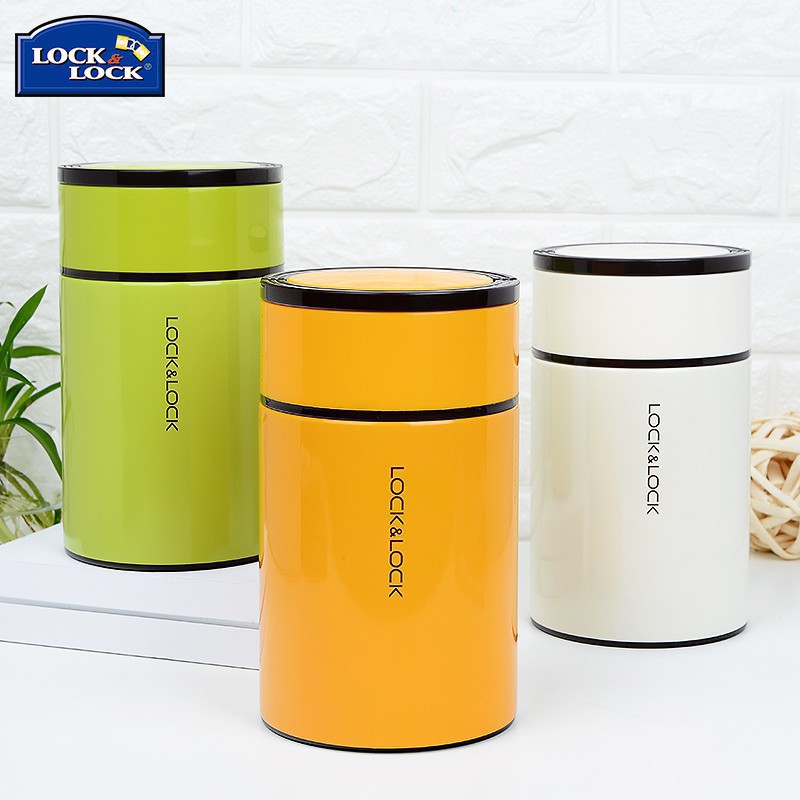 Lock&Lock hàng chính hãng- Bình Ủ Cháo Giữ Nhiệt Food Jar LHC8023GRN 1000ml