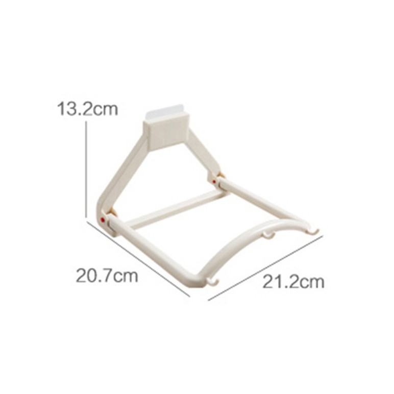 ⭐️[Deal Sốc]⭐️  B63 GIÁ TREO, MÓC TREO CHẬU, THAU, RỔ DÁN TƯỜNG GẤP GỌN..