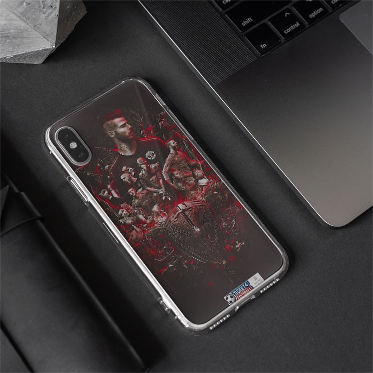 Ốp lưng thủ môn số 1 De Gea CLB Manchester United cho Iphone 5 6 7 8 Plus 11 12 Pro Max X Xr FOO20210115