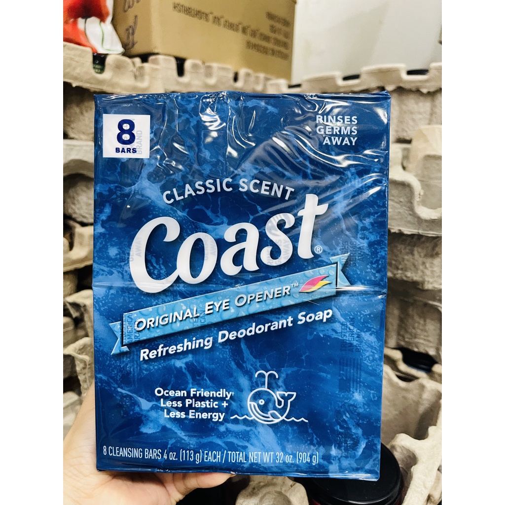 XÀ BÔNG COAST CỦA MỸ CHÍNH HÃNGLốc 8 cục.