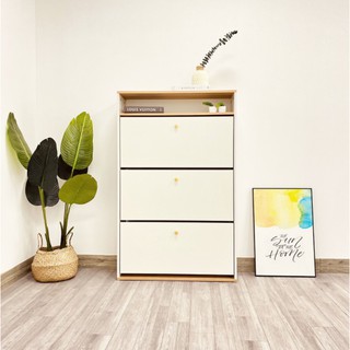 Tủ giày gỗ nhiều tầng cho gia đình thiết kế hiện đại GP-112.41