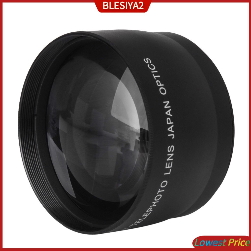 Ống Kính Telephoto 52mm 2X Cho Máy Ảnh Canon Nikon Sony Pentax DSLR