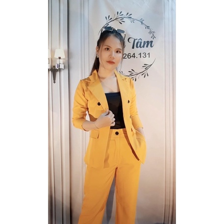 Set vest  3 món công sở mã v1