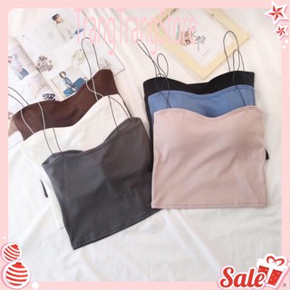 Áo Bra (🔥FREESHIP🔥) Áo Bra 2 Dây Mảnh Dáng Lửng 2055