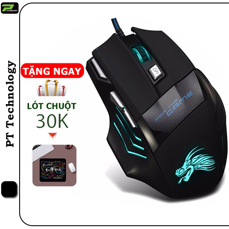 Chuột Chơi Game, Chuột Gaming 7D Gaming Mouse LED Sáng Đẳng Cấp