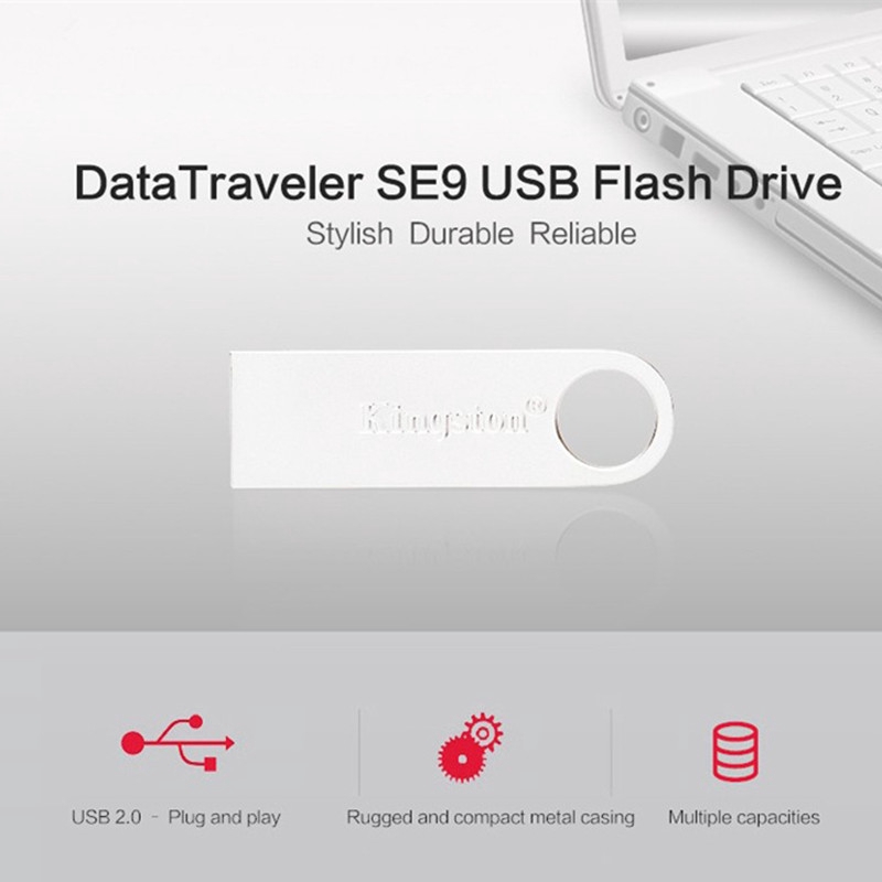 Thẻ nhớ USB2.0 Kingston SE9 dung lượng 1TB bằng kim loại | WebRaoVat - webraovat.net.vn