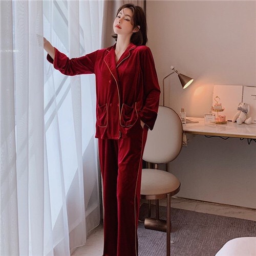[Big Sale] 🌱Bộ Đồ Mặc Nhà ☘️Đồ Ngủ Pijama Nhung Cao Cấp Siêu Mềm Mịn - ELSA | BigBuy360 - bigbuy360.vn