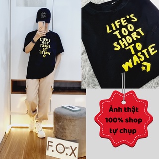 Áo phông unisex, Áo nam nữ tay lỡ form rộng FO23