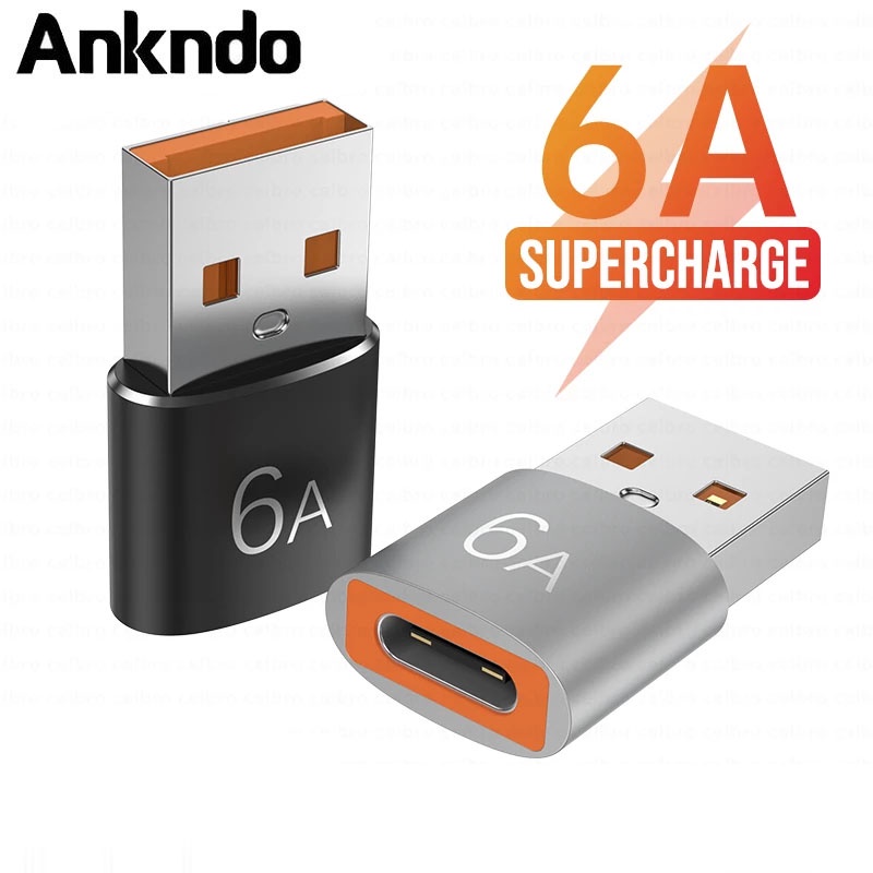 Đầu chuyển đổi ANKNDO USB Type C 6A thích hợp cho Samsung S20
