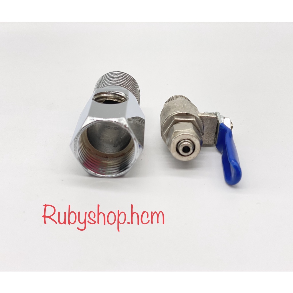 Bộ van khoá chia nước inox dây 6mm hoặc 10mm Rubyshop.hcm