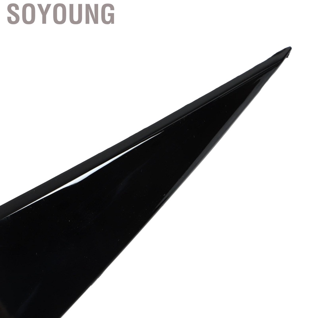 Soyoung 2 Pcs Headlight Eyebrow Front Left Right Light Eyelid Trim Cover Replacement for Ford Focus MK2 2008‑2011