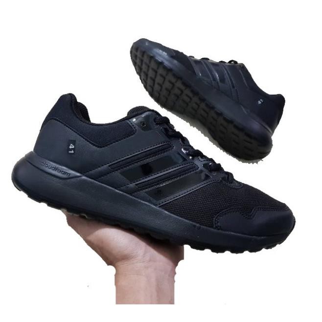 Giày thể thao sneaker nam nữ đen full và trắng full size từ 35 đến 44 đế siêu vải lưới thoáng khí (X86FASHION-FULL)
