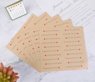 20 miếng dán chữ especially for you