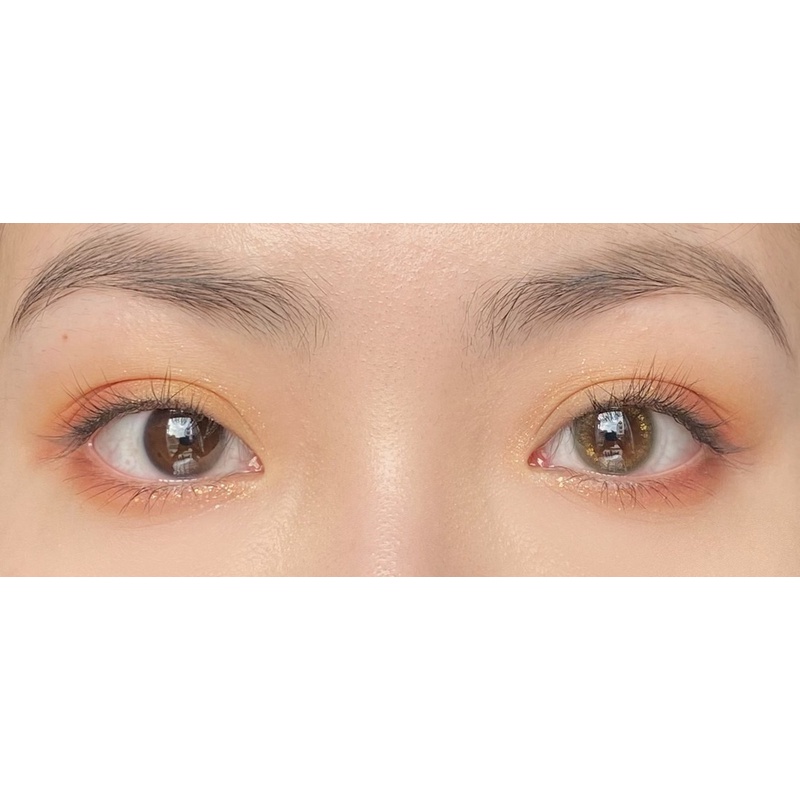 Kính áp tròng/Lens nhũ chân mèo Miew Brown/Gray Lens Twinkle