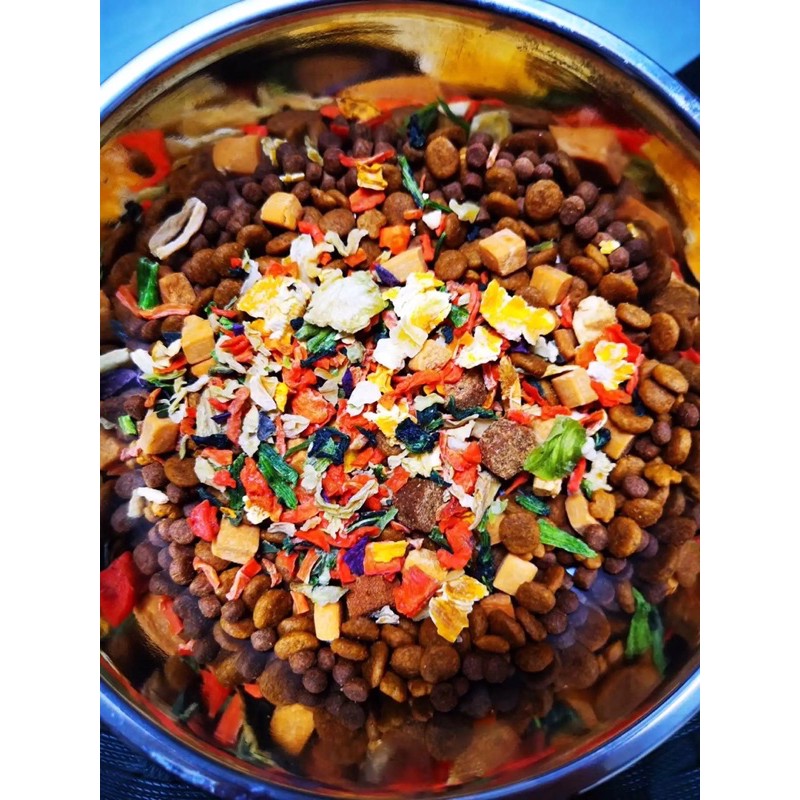 Rau Củ Quả sấy khô bổ sung đủ chất xơ và vitamin cho boss cún 500g