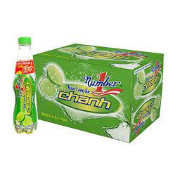 Thùng 24 chai nước tăng lực Number 1/ Number one vị chanh 330ml