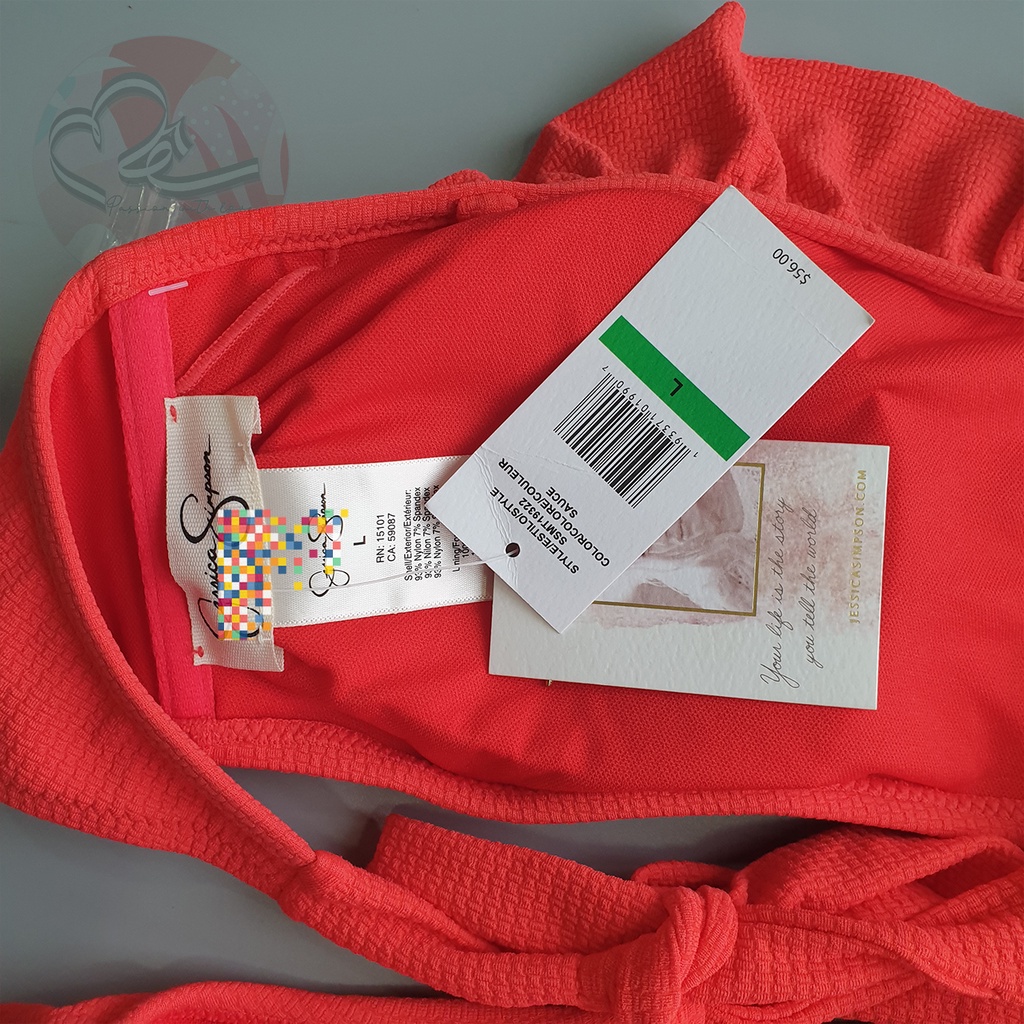 Bộ bơi hai mảnh quây ngực cách diệu bèo nhún Jessica xuất khẩu Mỹ