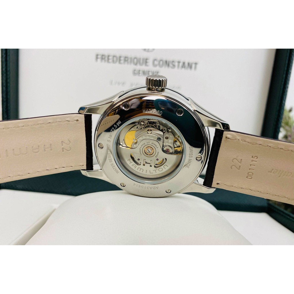 Đồng hồ nam chính hãng Hamilton H42725551 - Máy Quartz pin Thụy Sĩ - Kính Sapphire